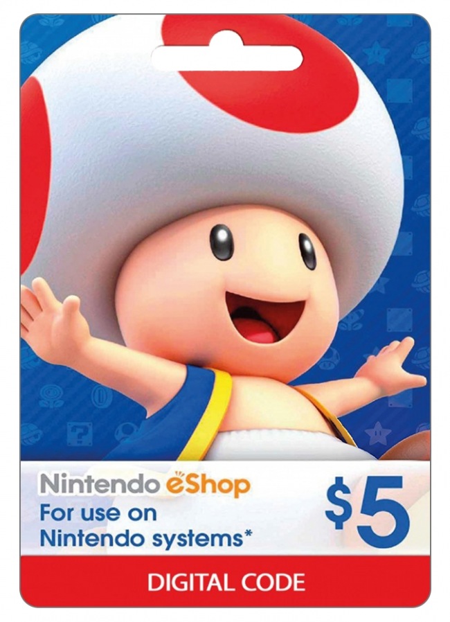 NINTENDO ESHOP USD