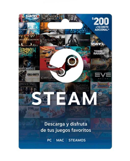 TARJETA STEAM
